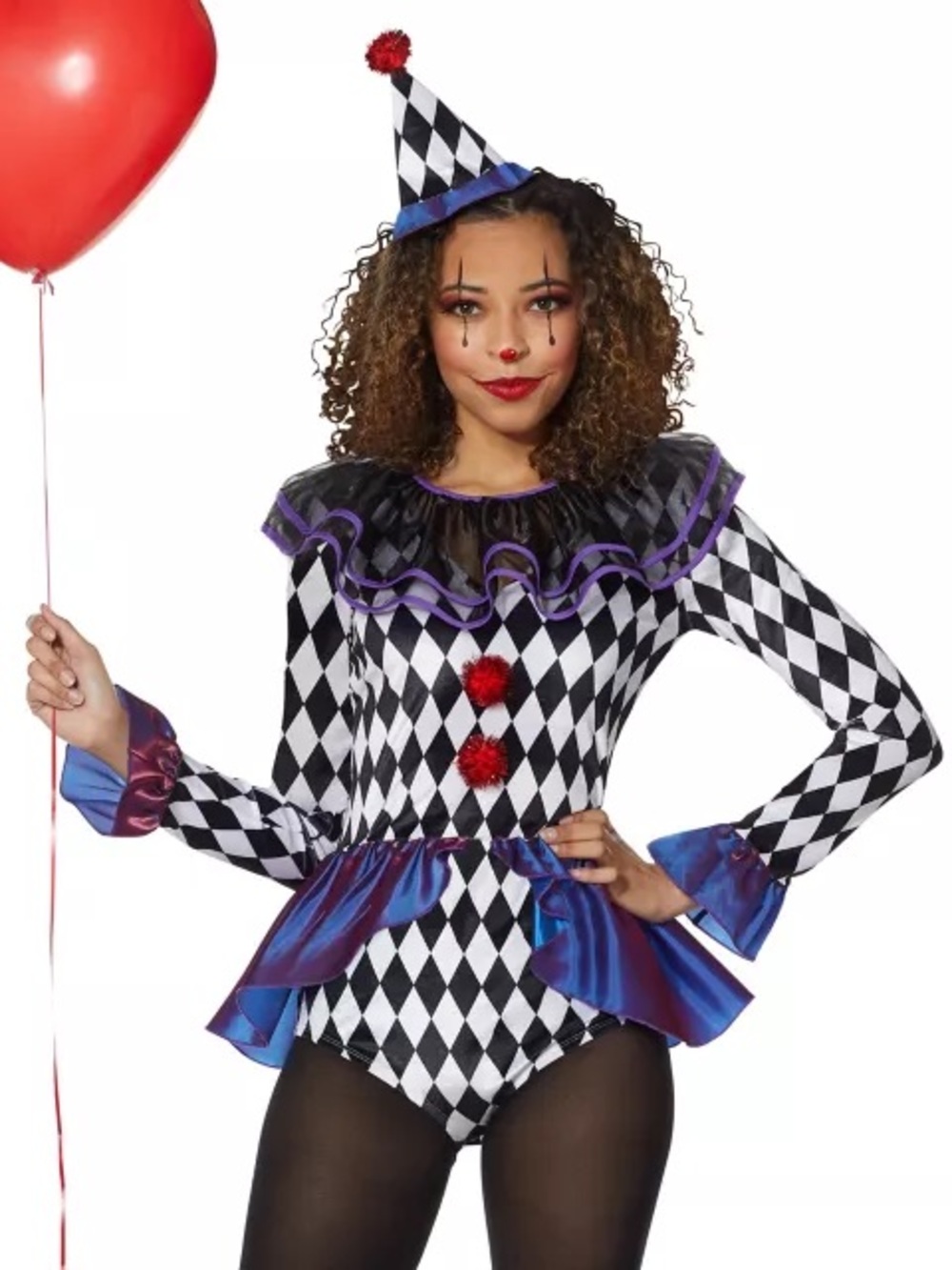 NWT Clown Romper Costume